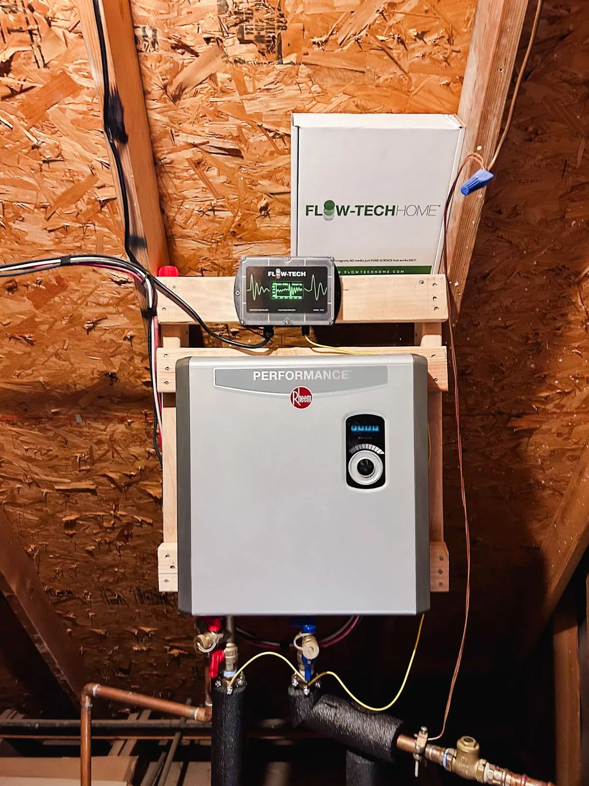 Water heater install