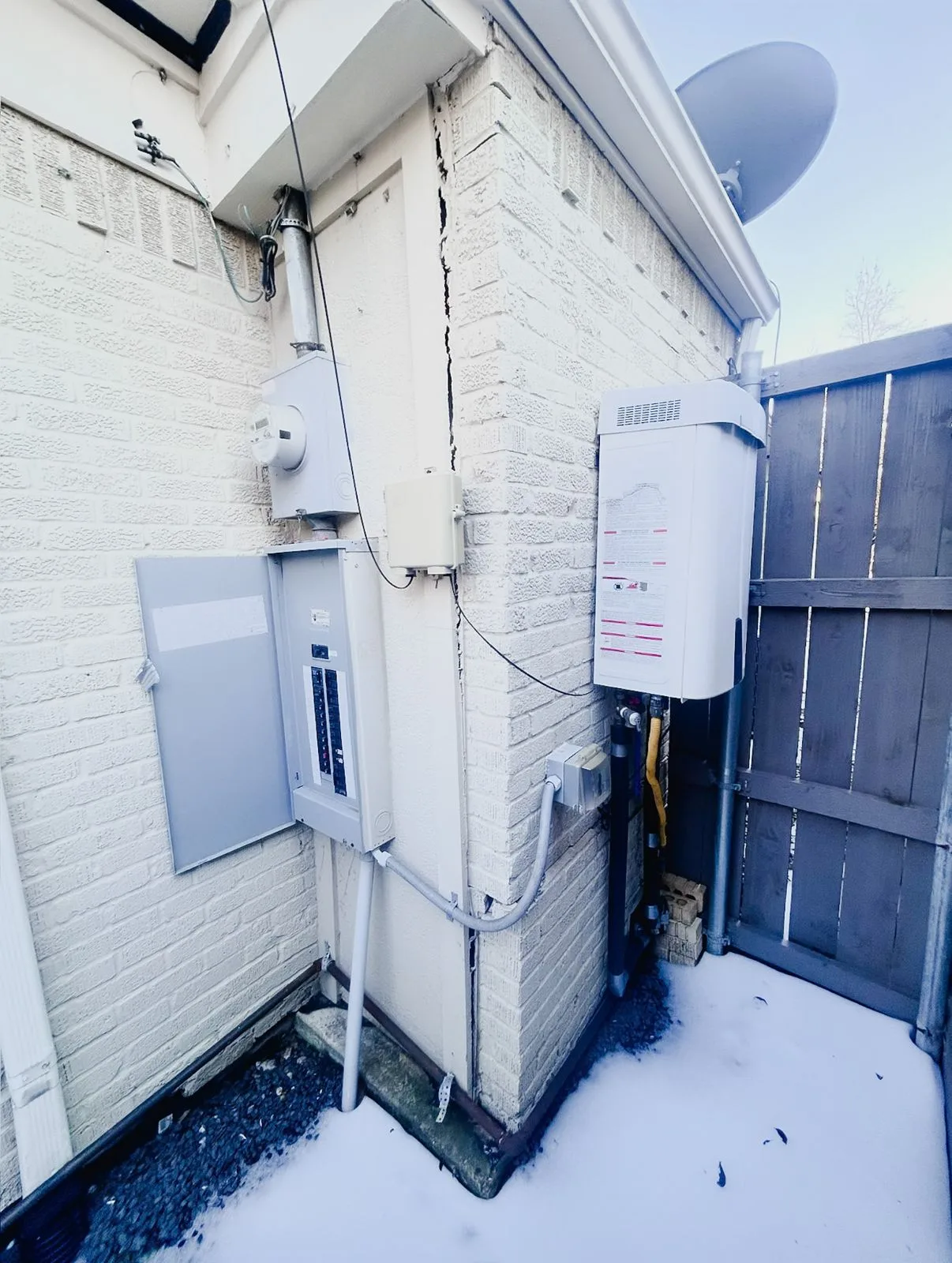 Water heater install